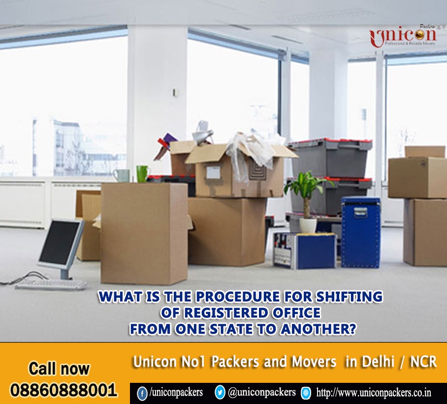 What is the procedure for shifting of registered office from one state to another?