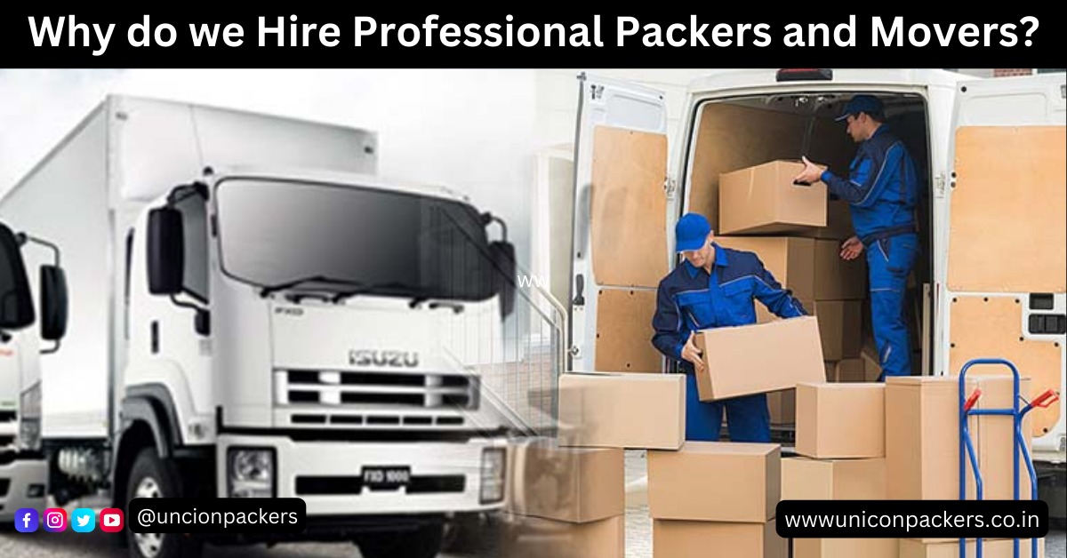 Why do we Hire Professional Packers and Movers?