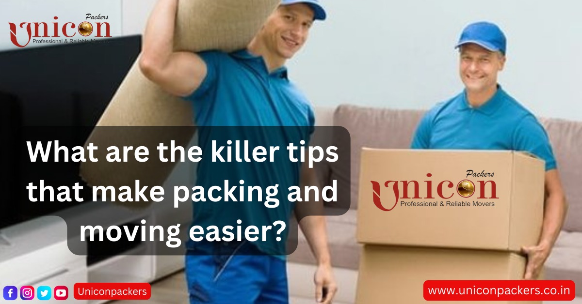 What are the killer tips that make packing and moving easier?